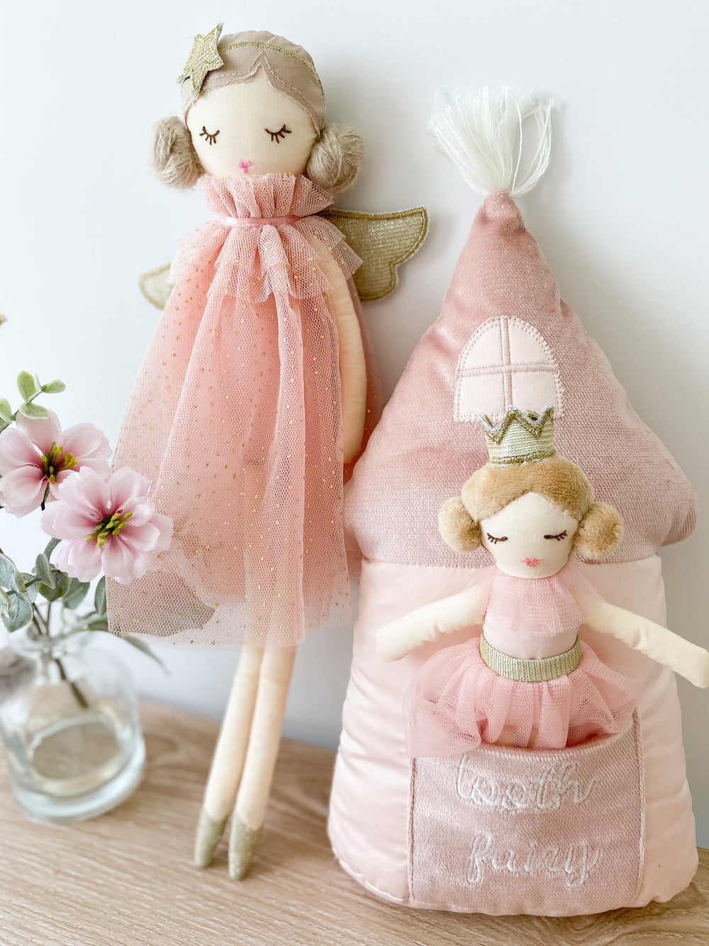 Princess Castle Tooth Fairy Pillow Set by Mon Ami