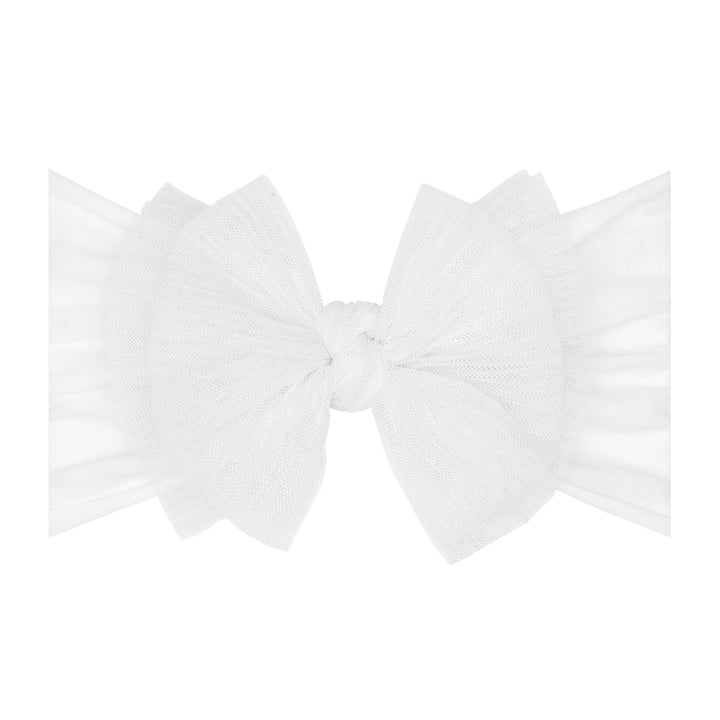 Itty Bitty Tulle Fab - Pleated White by Baby Bling