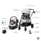 Maxi-Cosi Zelia Luxe+ 5-in-1 Modular Travel System