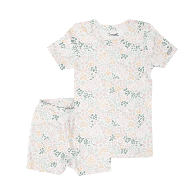 Kid Girl SS Cotton-modal Pyjama in Fruit Patch by Coccoli