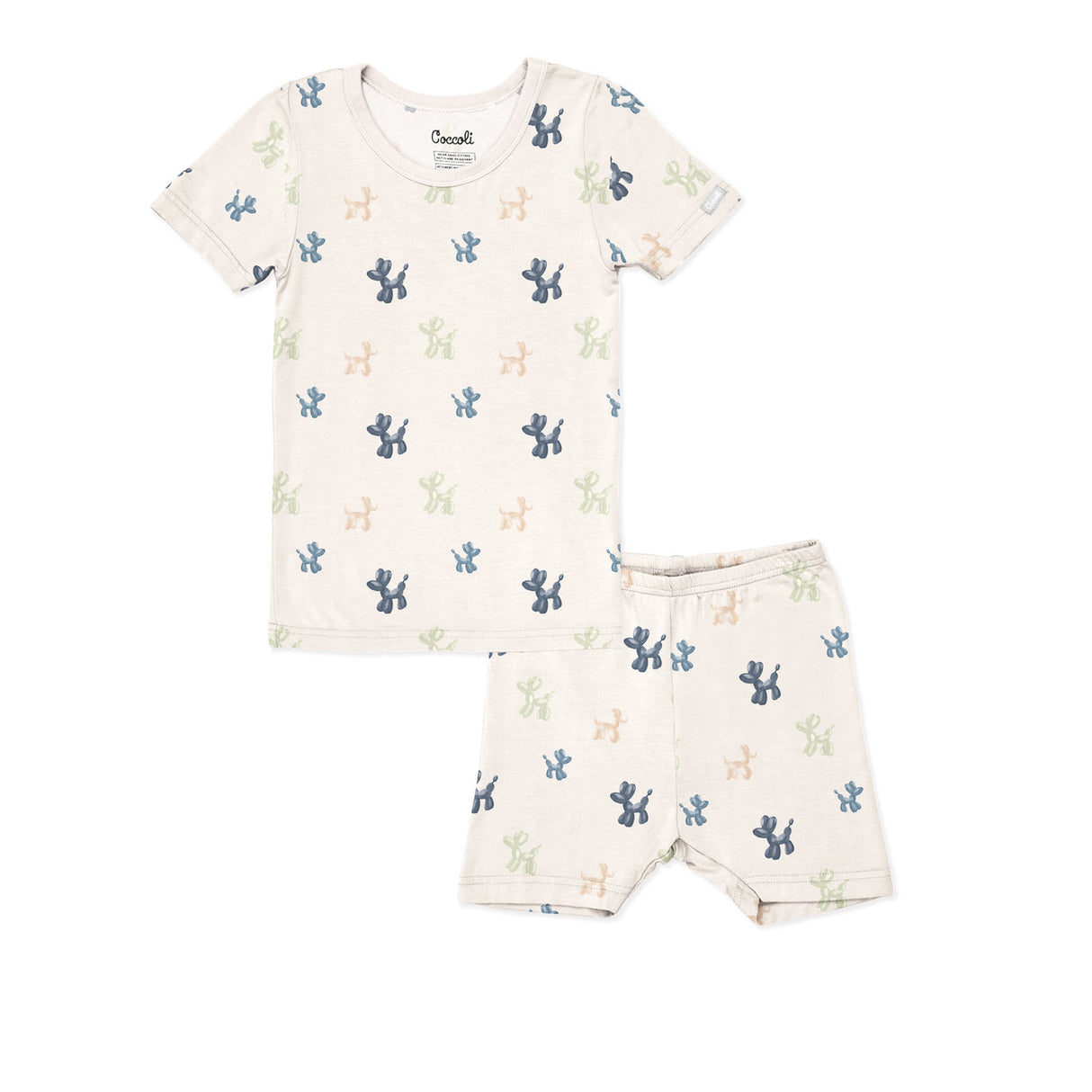 Boys S/S Modal Pyjama- Balloon Dogs by Coccoli