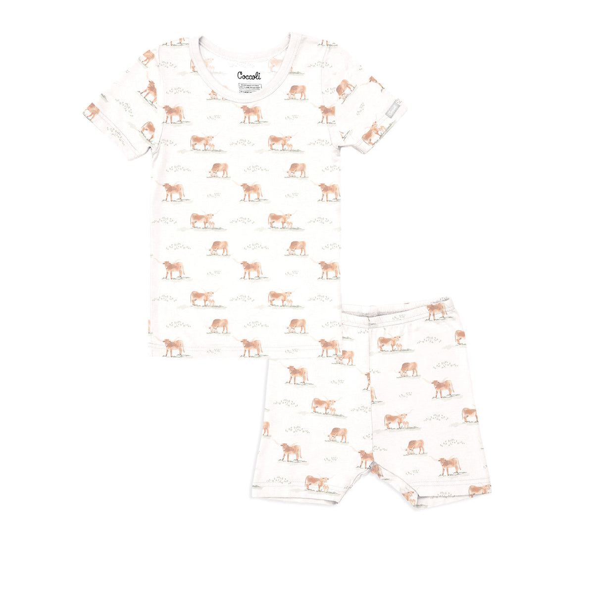 S/S Modal Pyjama- Cows by Coccoli