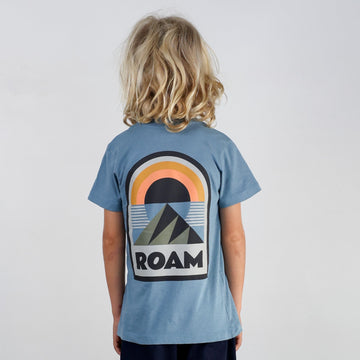 Crew Neck Tee in Roam by Tiny Whales