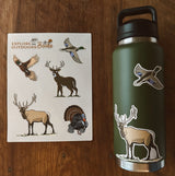 Hunting I Weatherproof Sticker Sheet by Explore the Outdoors