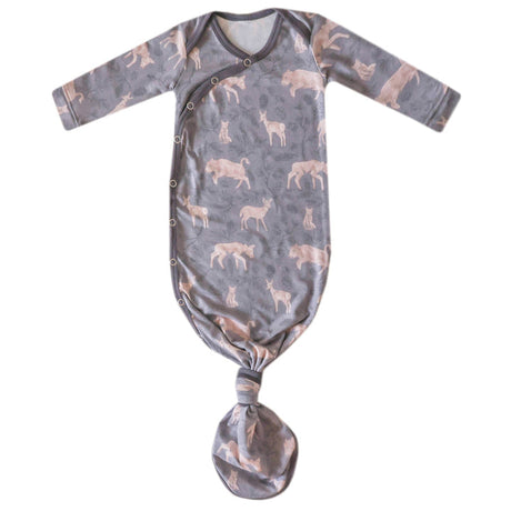 Newborn Knotted Gown by Copper Pearl