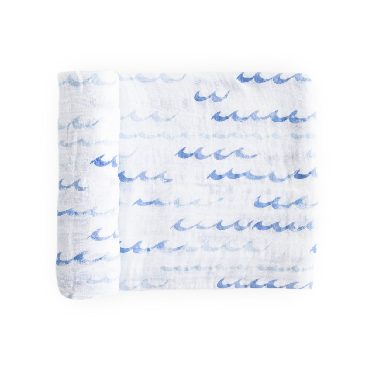 Cotton Muslin Swaddle Blanket - High Tide by Little Unicorn