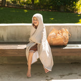 Toddler Hooded Towel - Porpoise by Little Unicorn