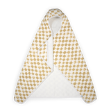 Toddler Hooded Towel - Adobe Checker by Little Unicorn