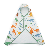 Toddler Hooded Towel - Dino Names by Little Unicorn