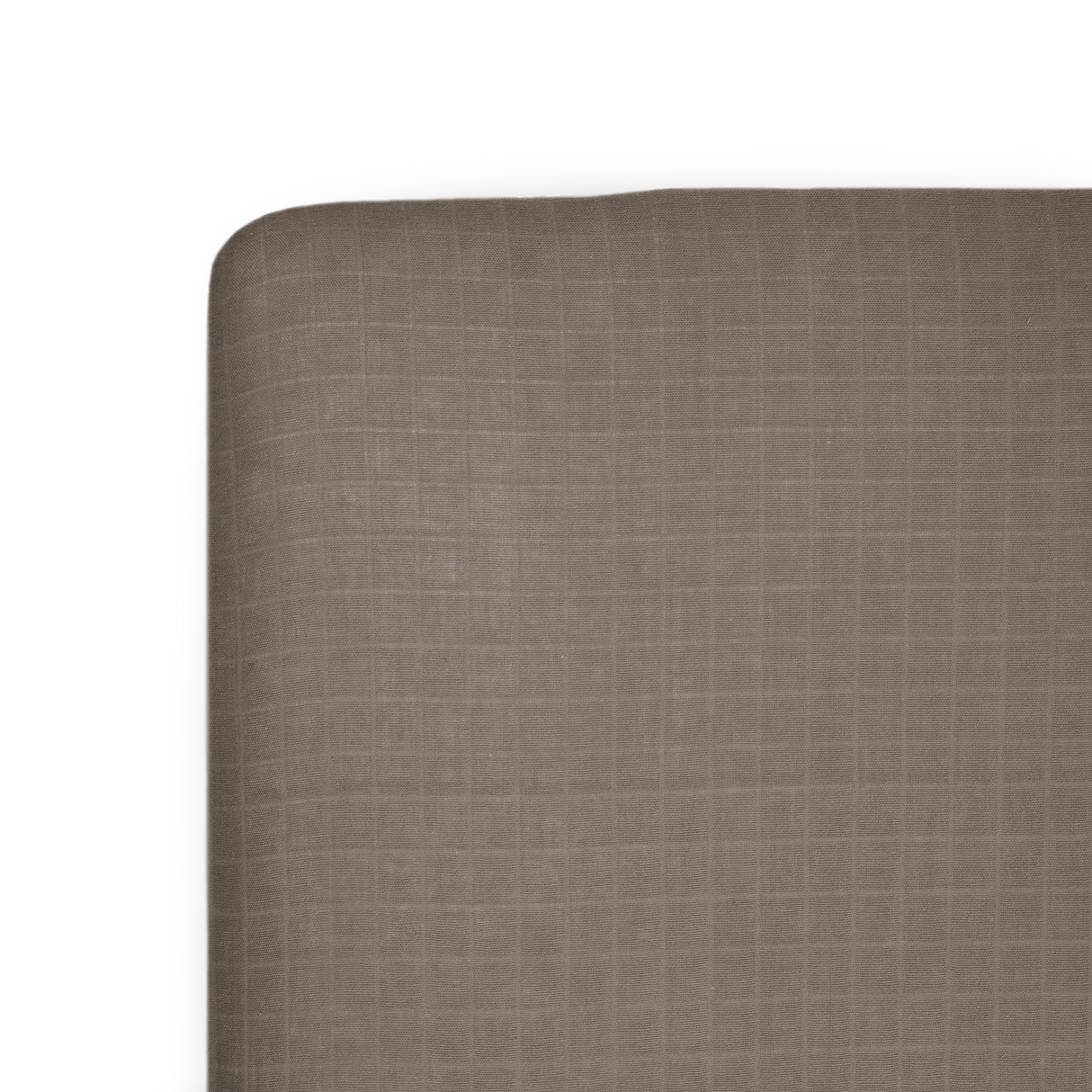 Cotton Muslin Crib Sheet - Mocha by Little Unicorn