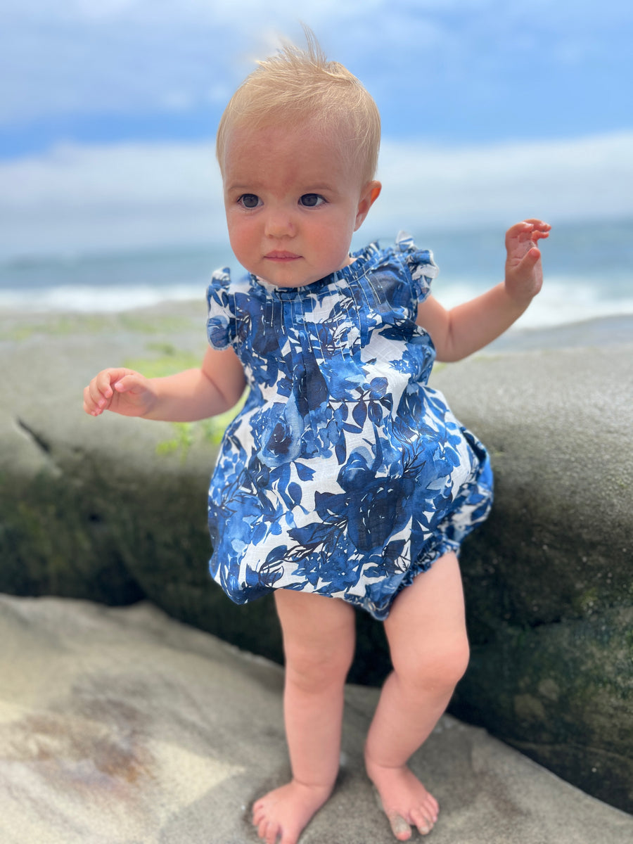 Tamsin Bubble in Navy Roses by Vignette