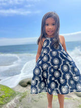 Maleia Dress in Navy Eyelet by Vignette