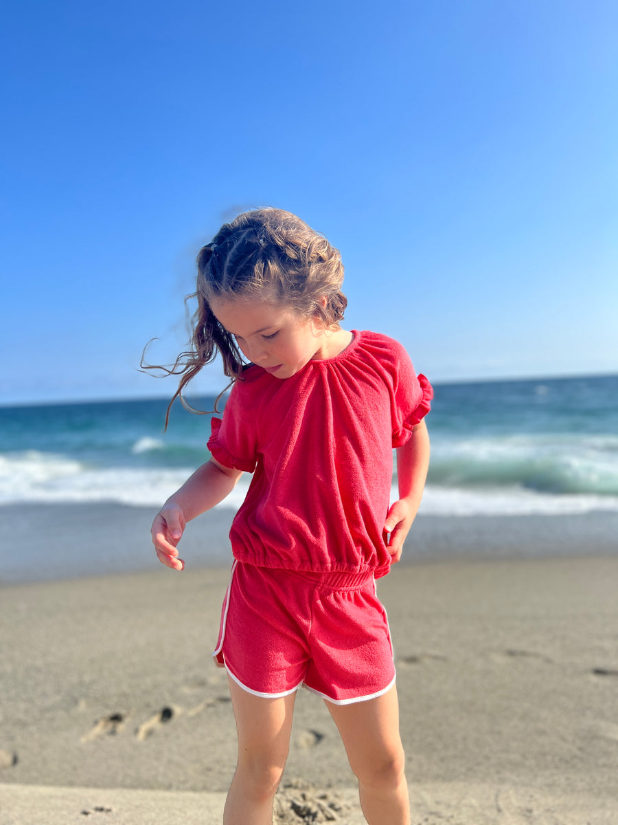 Indy Shorts in Coral by Vignette