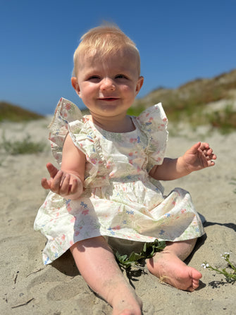 Michele Dress in Pink Meadow by Vignette