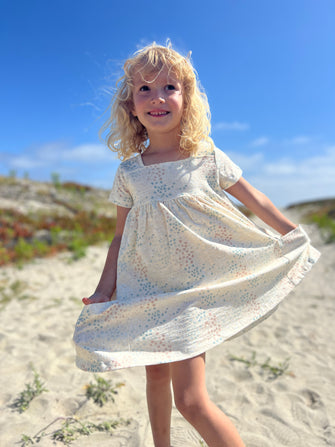 Rylie Dress in Natural Spring Floral by Vignette