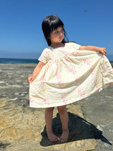 Rylie Dress in Pink Spring Floral by Vignette