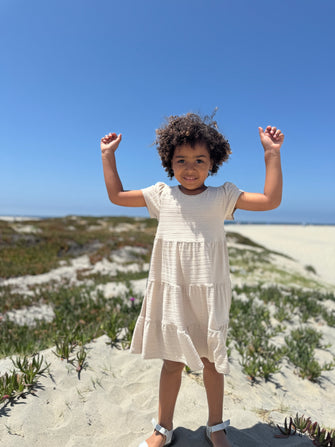 Iona Dress in Oatmeal by Vignette