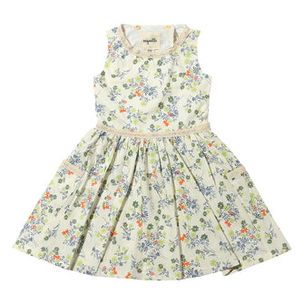 Nina Dress in Blue Meadow Floral by Vignette