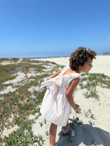 Jewel Dress in Pink Multi Stripe by Vignette