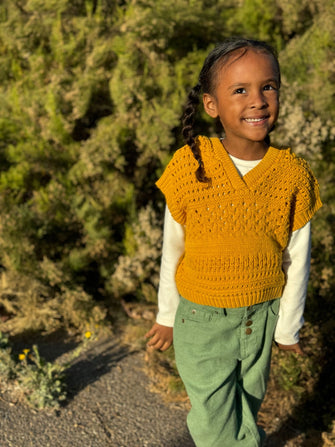 Mabel Vest in Gold by Vignette