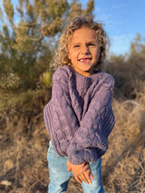 Molly Sweater in Lavender by Vignette