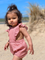 Emma Romper in Red Check by Vignette