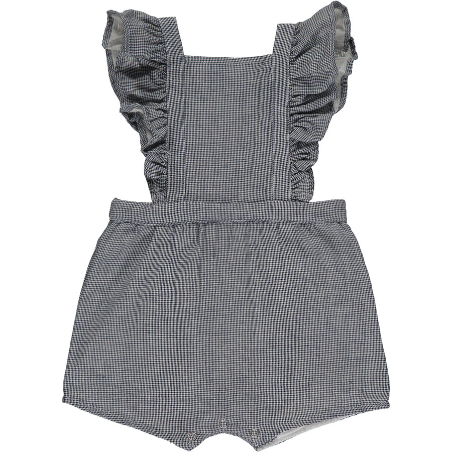 Emma Romper in Blue Check by Vignette