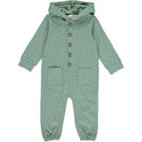 Shelby Hooded Romper in Aqua by Vignette