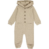 Shelby Hooded Romper in Tan by Vignette