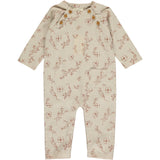 Jojo Pocket Romper in Oatmeal Floral by Vignette
