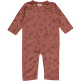 Jojo Pocket Romper in Rust Floral by Vignette