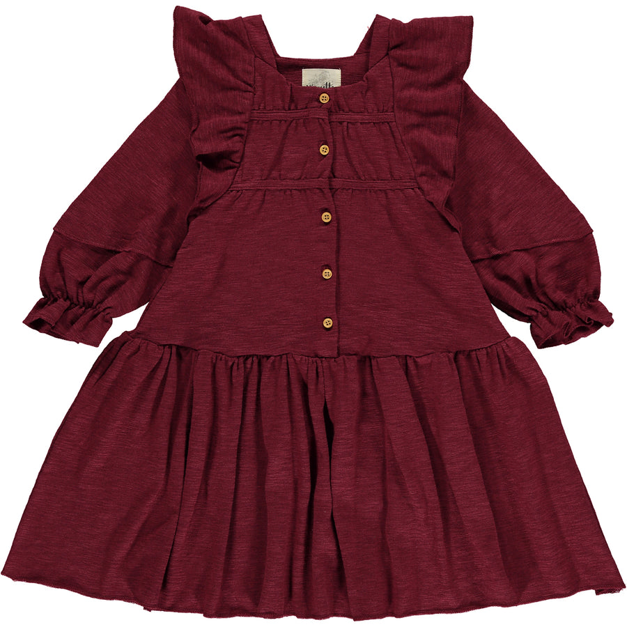 Gabby Dress in Maroon by Vignette