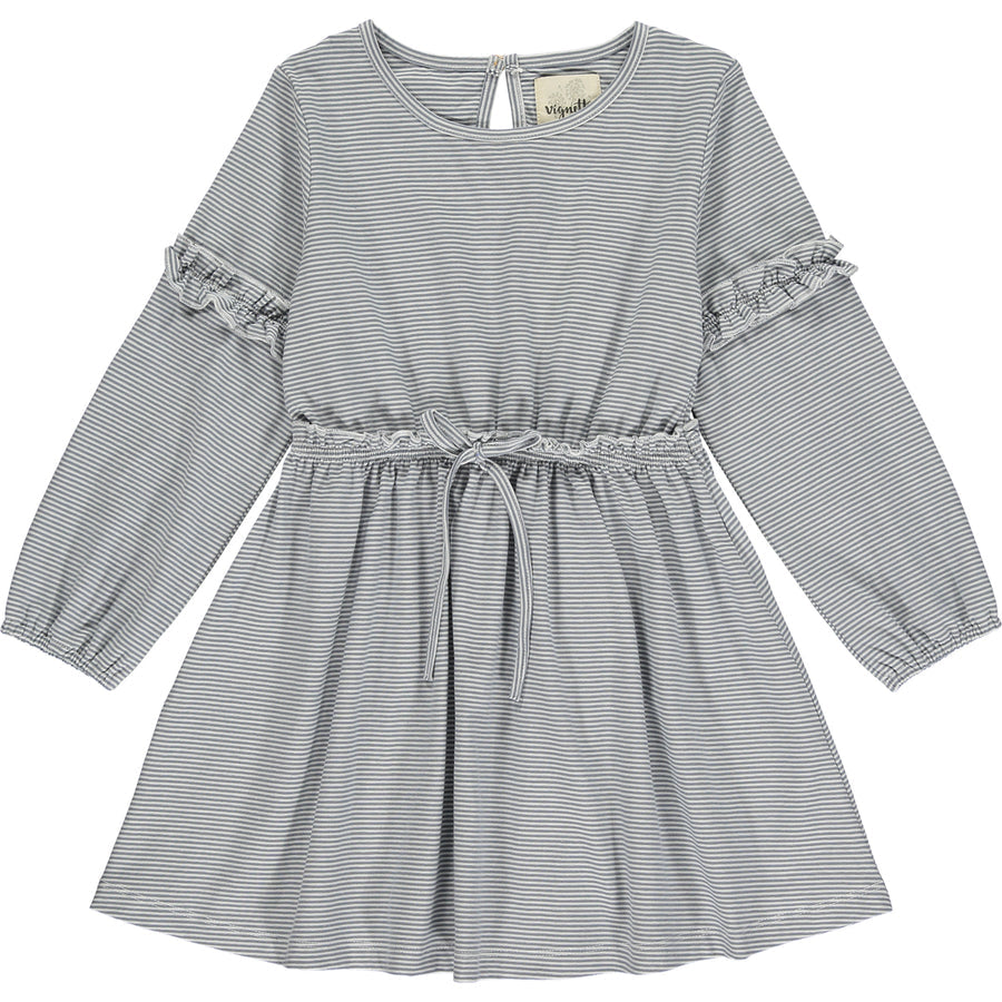 Mickey Dress in Blue Stripe by Vignette