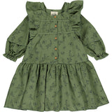 Aretha Dress in Green Floral by Vignette