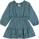 Willow Dress in Teal Twiggy by Vignette