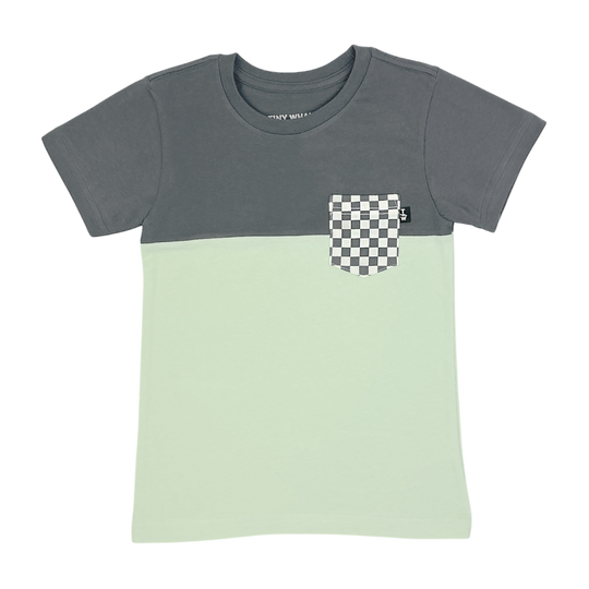 Pocket Tee Shirt- Vibe Check by Tiny Whales