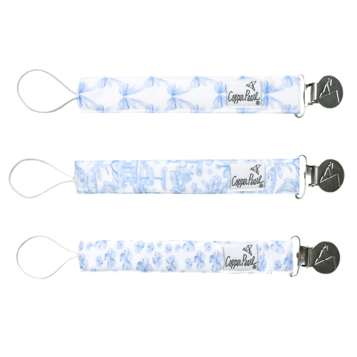Binky Clips- Vintage Carnival by Copper Pearl
