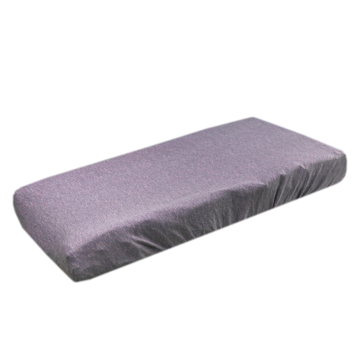Premium Knit Diaper Changing Pad Cover in Violet by Copper Pearl