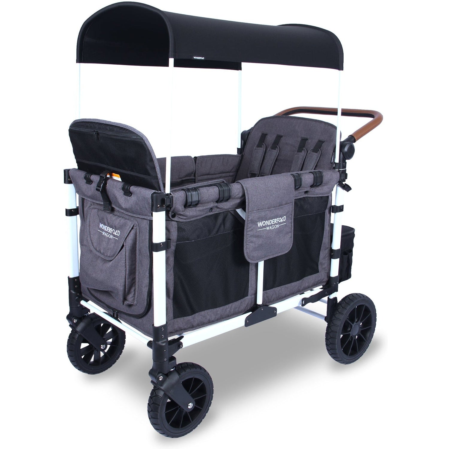 Wonderfold W4 Luxe Pro Quad Stroller Wagon