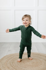 Waffle Sleeper - Spruce Green by Loulou Lollipop