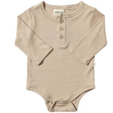 Beige Rib Aynor Onesie by Me & Henry