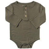 Green Rib Aynor Onesie by Me & Henry