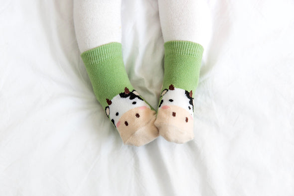Zoo Socks- Cow