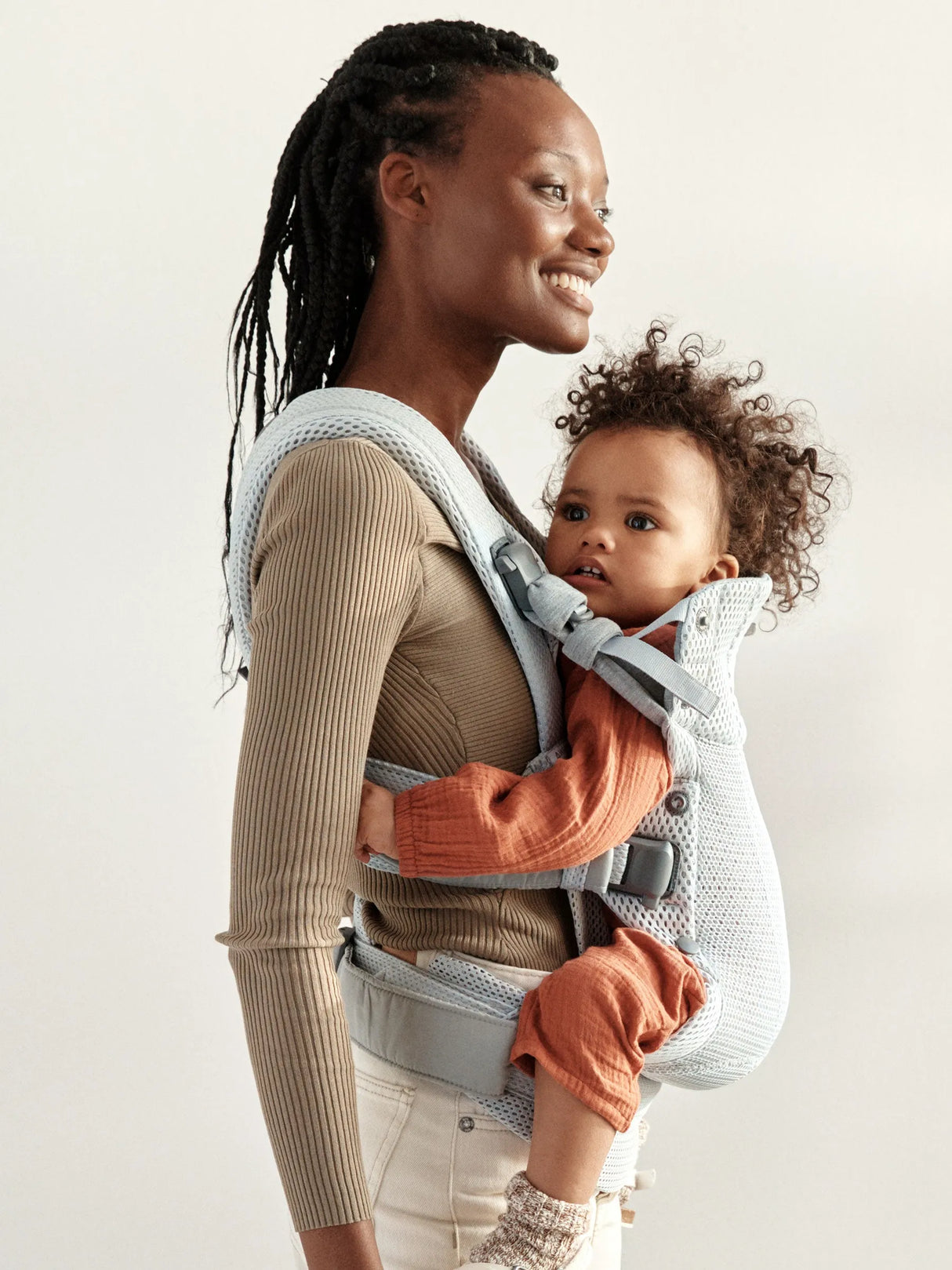 Baby Carrier Harmony - 3D Mesh in Silver by BabyBjorn