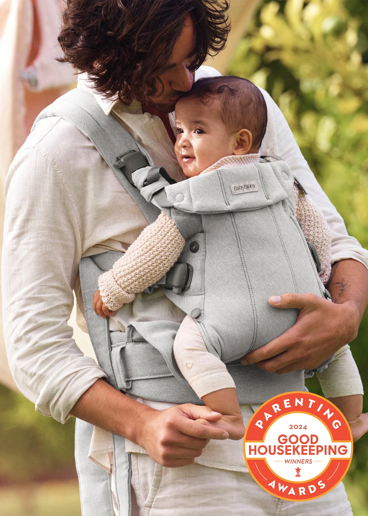 Baby Carrier Harmony - Woven Mélange - Light Grey by BabyBjorn