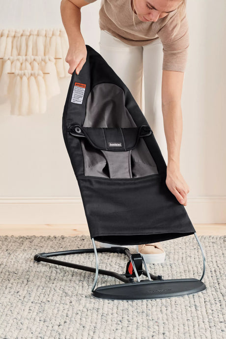 Bouncer Balance Soft - Cotton in Black/Dark Grey