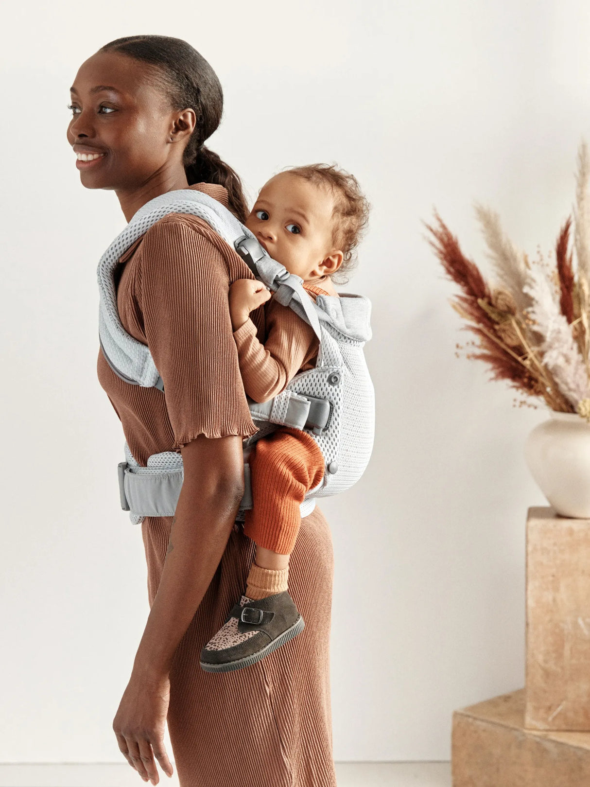 Baby Carrier Harmony - 3D Mesh in Silver by BabyBjorn