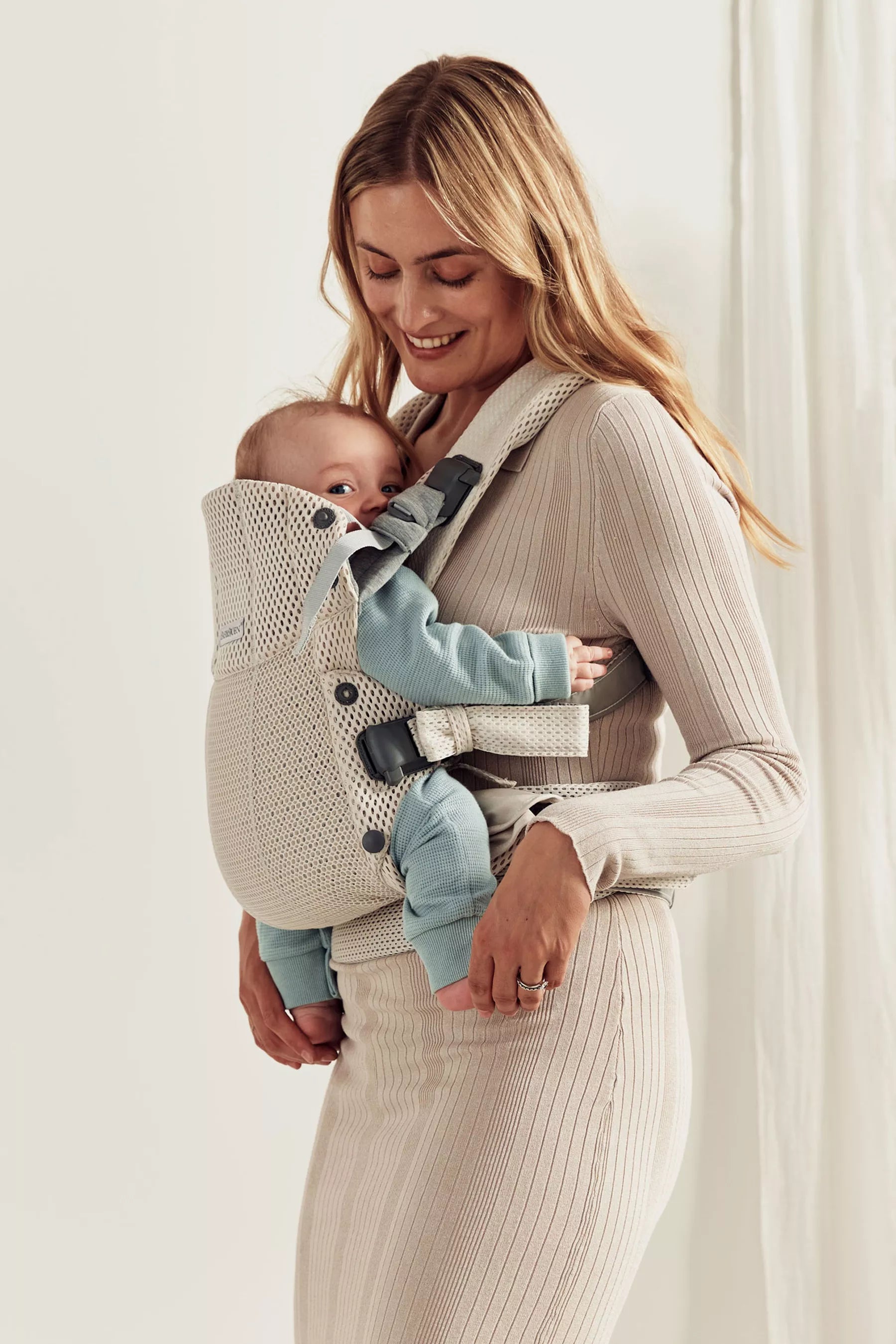 Baby Carrier Harmony - 3D Mesh in Cream by BabyBjorn – Pi Baby
