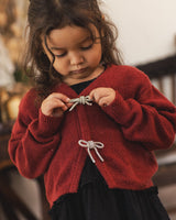 Bow Cardigan || Ruby by Noralee