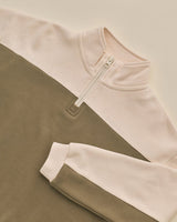 Quarter Zip Crew || Olive by Rylee + Cru